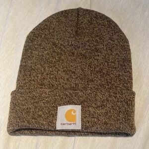 Carhartt Acrylic Watch A18 Beanie Knit Stocking Cap Winter Hat Brown Sandstone